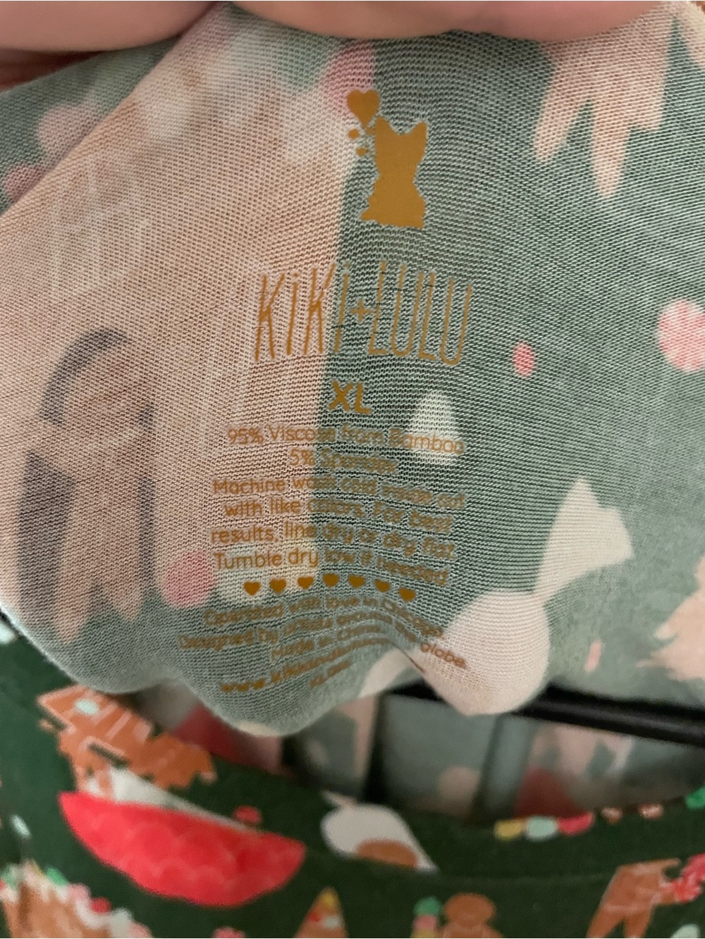 Adults Kiki & Lulu Holiday Themed Pajamas Size XL - Picture 4 of 11